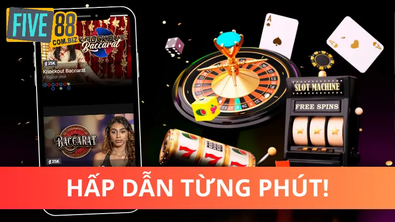 Baccarat Five88 - Thách Thức Trí Tuệ, Rinh Thưởng Cực Dễ 2 Game Baccarat Five88 có gì hấp dẫn?