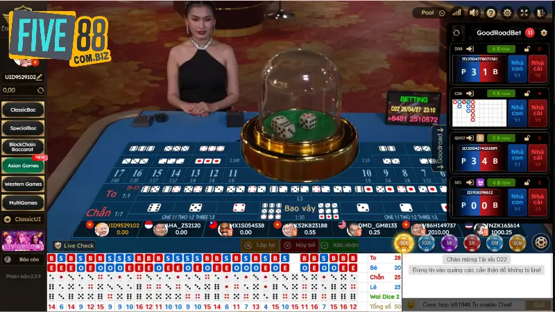 Five88 Tài Xỉu - Cược Đỉnh, Thắng Nhanh, Rinh Thưởng Lớn 3 Luật chơi cơ bản Five88 Tài Xỉu