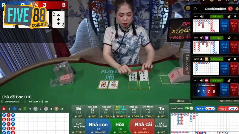 Baccarat Five88 - Thách Thức Trí Tuệ, Rinh Thưởng Cực Dễ 3 Tổng quan luật chơi game Baccarat Five88