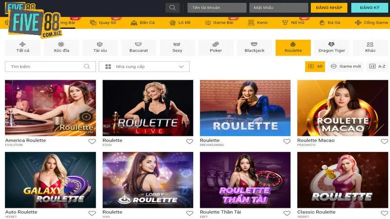 Casino Five88 - Sân Chơi Hấp Dẫn Với Cơ Hội Thắng Lớn 4 Thử thách cò quay roulette với luật chơi dễ hiểu
