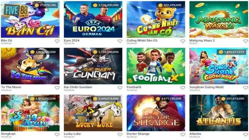 Five88 Có Uy Tín Không? Giải Đáp Từ A - Z Các Tin Đồn 3 Kho game cá cược được đầu tư cực khủng